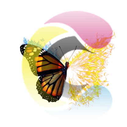 Butterfly fire Png